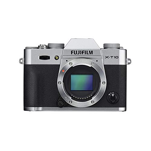 Silver Fujifilm X-T10 Mirrorless Camera