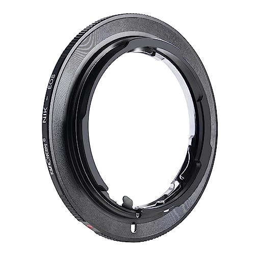 K&F Concept Lens Mount Adapter for Nikon Lens to Canon Cameras