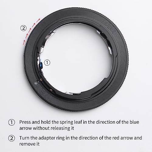 K&F Concept Lens Mount Adapter for Nikon Lens to Canon Cameras