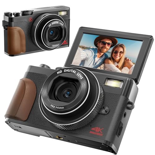 ATPLOES 4K Digital Camera, 48MP Video/Vlogging, 16X Zoom