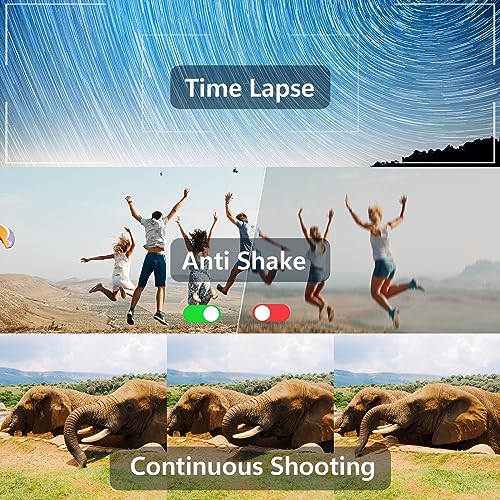Compact 4K Autofocus Camera with 48MP, 16X Zoom