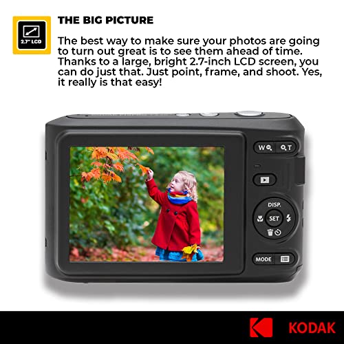 Kodak PIXPRO FZ45 Camera Bundle+128GB SDXC Memory