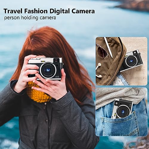 Compact 4K Autofocus Camera with 48MP, 16X Zoom