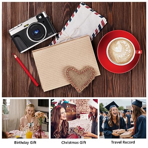 Compact 4K Autofocus Camera with 48MP, 16X Zoom