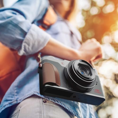 ATPLOES 4K Digital Camera, 48MP Video/Vlogging, 16X Zoom