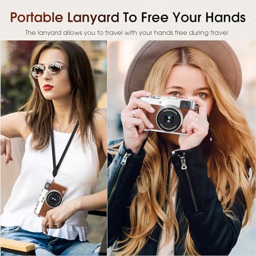 4K Digital Camera with Autofocus, 48MP, Vlogging