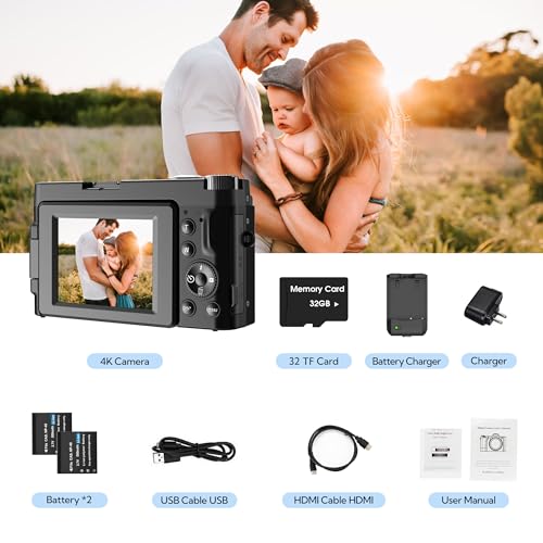 48MP 4K Digital Camera - Perfect for Vlogging