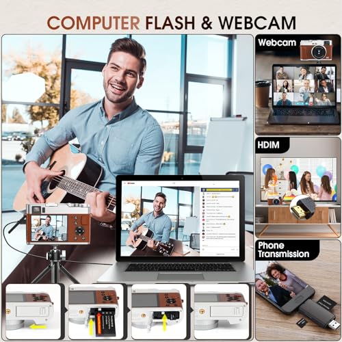 4K Digital Camera with Autofocus, 48MP, Vlogging