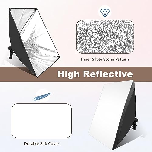 Torjim Softbox Lighting Kit: Professional Studio Photography Gear
