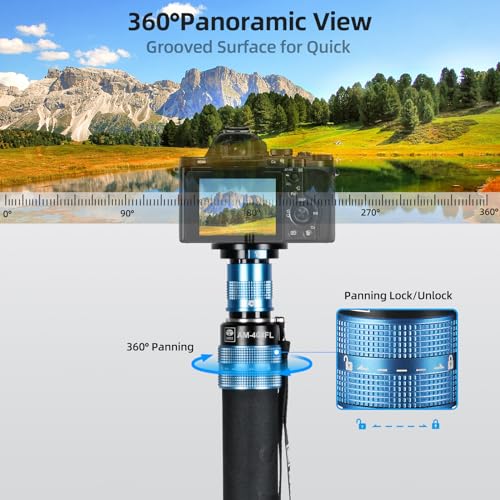 SIRUI AM-404FL Camera Monopod: Lightweight, 360° Panorama