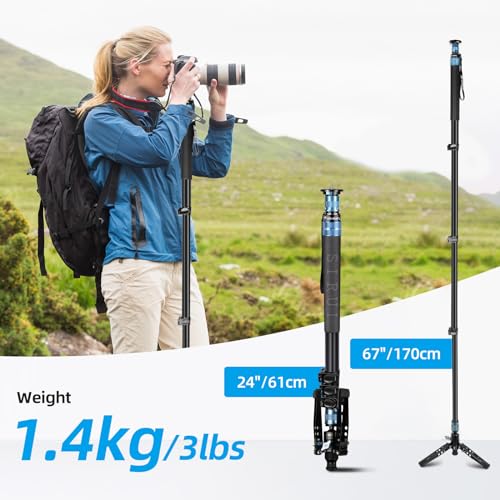 SIRUI AM-404FL Camera Monopod: Lightweight, 360° Panorama