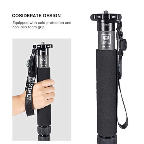 Compact Carbon Fiber Monopod for Lightweight Travel
