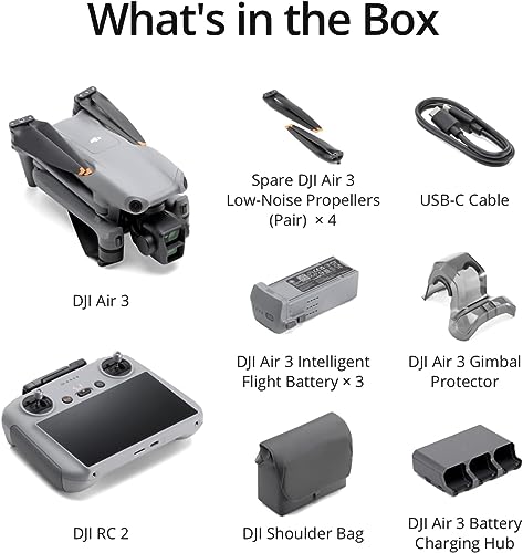 DJI Air 3 Drone Quadcopter Fly More Combo