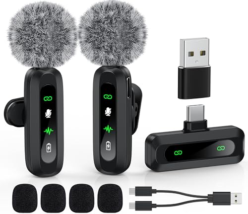 Wireless USB-C Lavalier Microphone for Content Creators