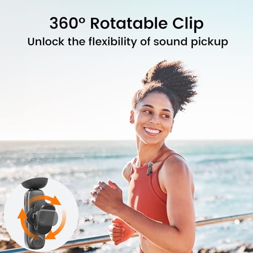 BILIWAL Wireless Lavalier Microphone for iPhone/iPad