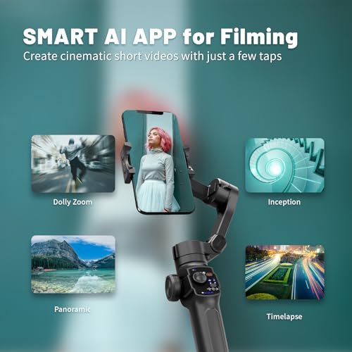 Comitok L9 Smartphone Gimbal Stabilizer with Tripod