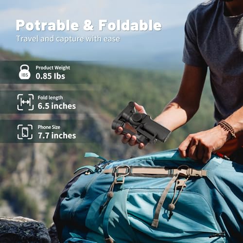 Comitok L9 Smartphone Gimbal Stabilizer with Tripod