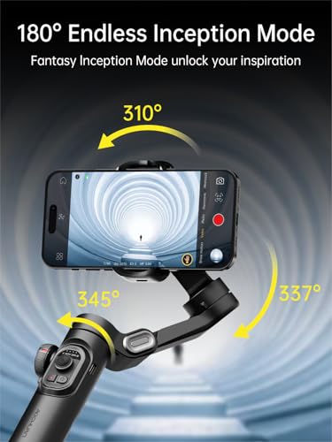 AOCHUAN 3-Axis Foldable Smartphone Gimbal Stabilizer