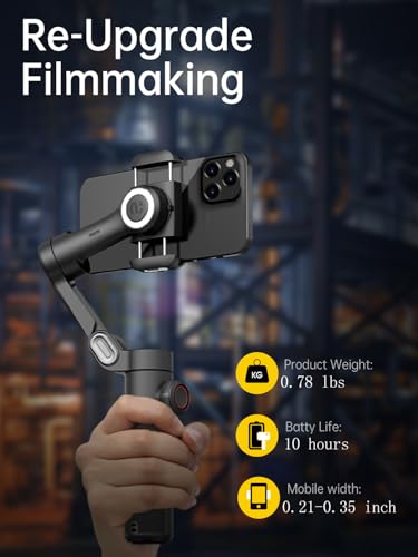 AOCHUAN 3-Axis Foldable Smartphone Gimbal Stabilizer