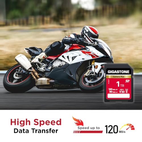 GIGASTONE 1TB Camera Plus, V30 SDXC Memory