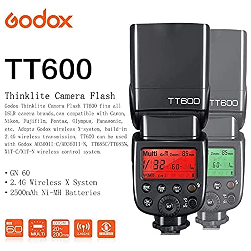 Godox TT600 Flash Speedlite for Canon Nikon Pentax Cameras