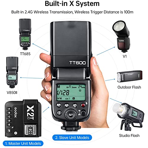 Godox TT600 Flash Speedlite for Canon Nikon Pentax Cameras