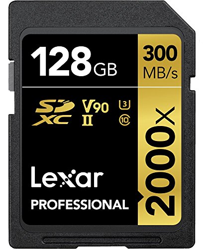 Lexar 2000x 128GB SDXC Memory Card - Ultimate Performance