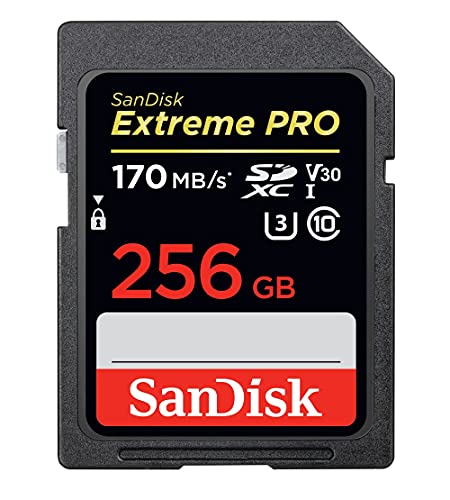 256GB SanDisk Extreme PRO SDXC UHS-I Card- C10, U3