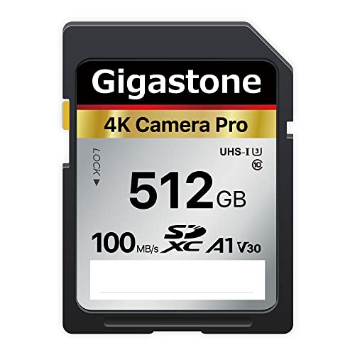 Gigastone 512GB Pro Series SDXC Card 4K