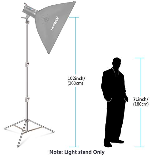 Neewer 102" Stainless Steel Light Stand Kit