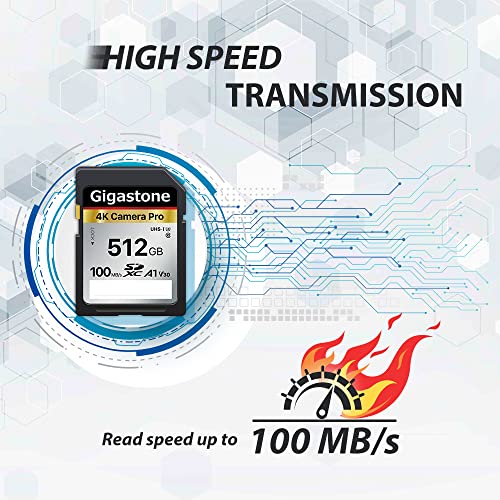 Gigastone 512GB Pro Series SDXC Card 4K
