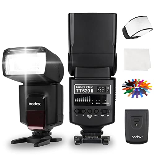 Wireless Camera Flash with RT Transmitter, Speedlight Compatible