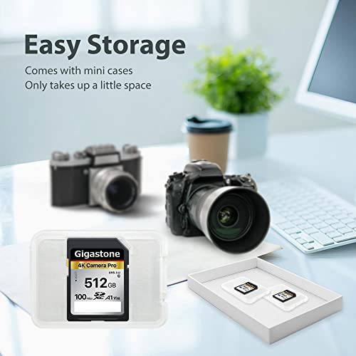 Gigastone 512GB Pro Series SDXC Card 4K