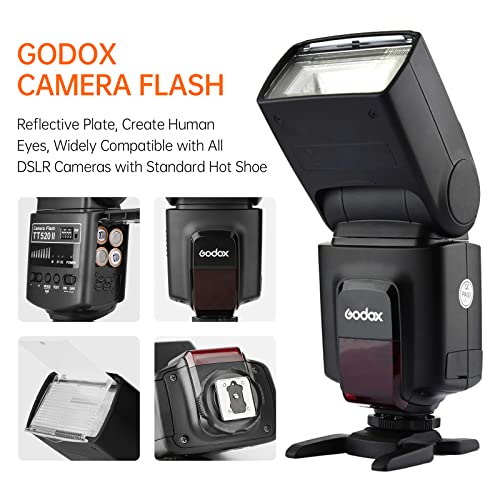 Wireless Camera Flash with RT Transmitter, Speedlight Compatible