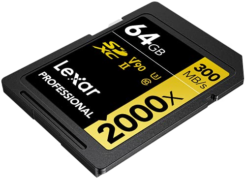 Lexar 2000x 128GB SDXC Memory Card - Ultimate Performance