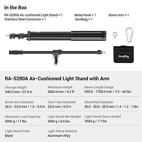 Adjustable Aluminum Light Stand for Photo Gear