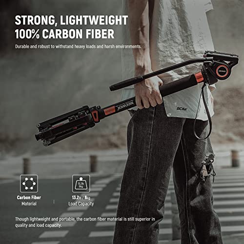 NEEWER Carbon Fiber Camera Monopod, Pro-Quality, 71.6