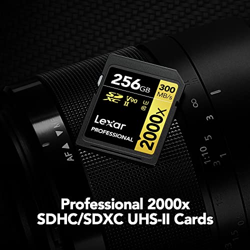Lexar 2000x 128GB SDXC Memory Card - Ultimate Performance
