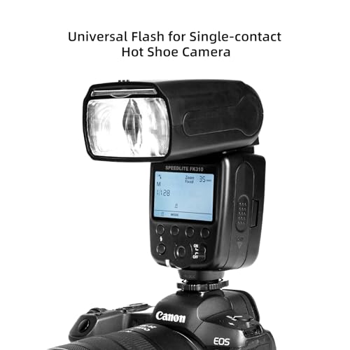 PHOTOOLEX Flash Speedlite for Canon Nikon Sony Cameras