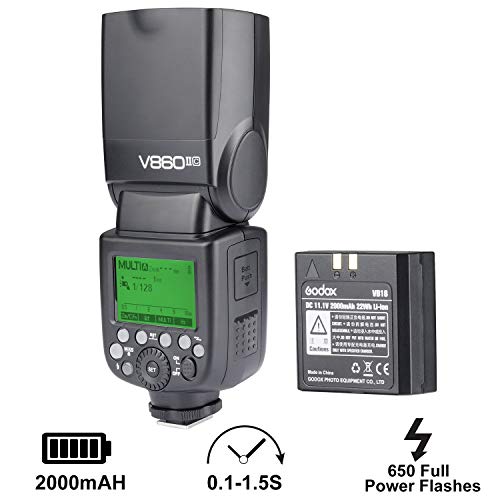 GODOX V860II-C Flash Kit with Color Filters (V860II-C)
