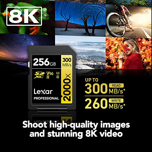 Lexar 2000x 128GB SDXC Memory Card - Ultimate Performance