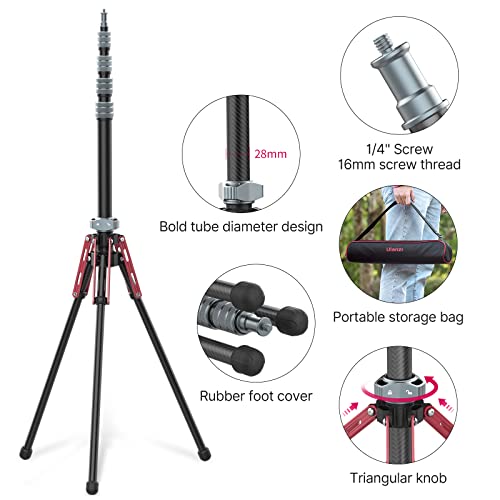 ULANZI Carbon Fiber Light Stand: Photography Tripod