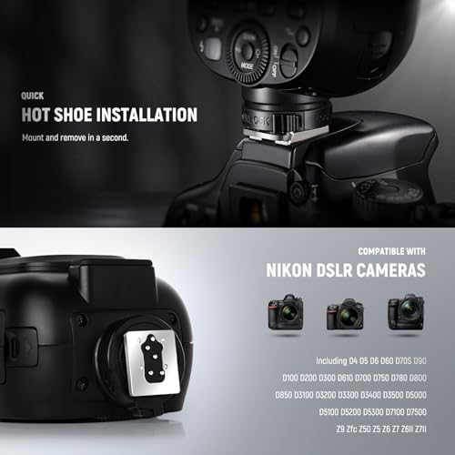 NEEWER Round Head Flash Speedlite for Nikon