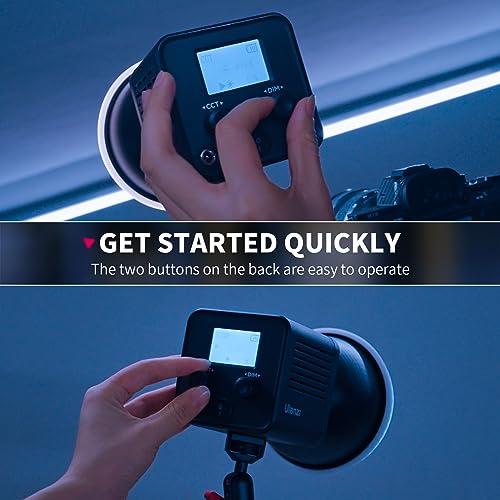 40W Portable LED Video Light with 3400mAh Battery
