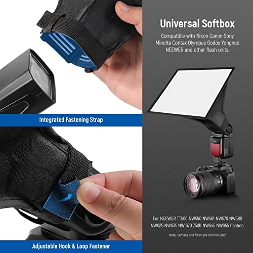 Universal Collapsible Flash Diffuser Softbox for Photographers