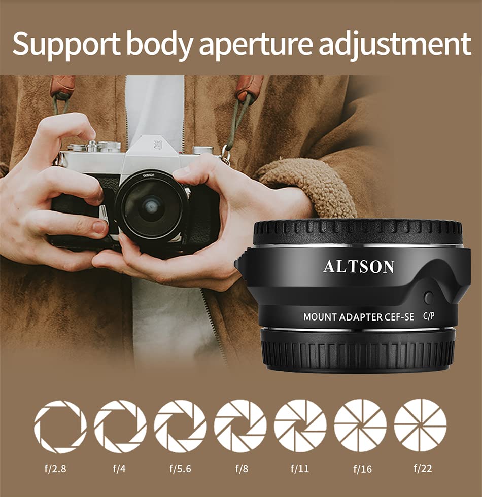 Canon EF/EF-S Lens Adapter for Sony E-Mount Cameras