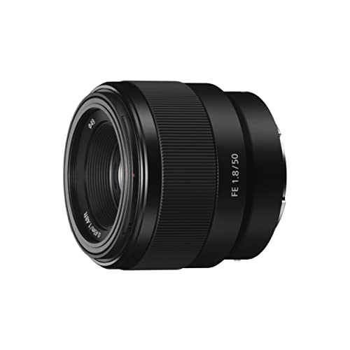 Sony FE 50mm F1.8 Standard Lens, Black