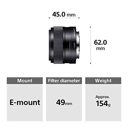 Sony SEL35F18 35mm Prime Lens