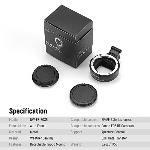 Canon EF to EOS R Adapter - Autofocus Converter