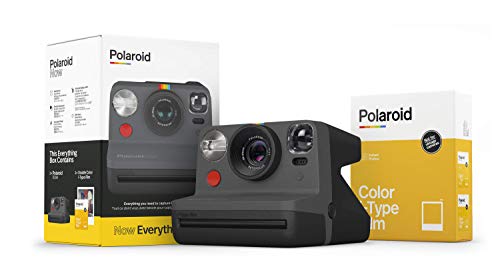 Polaroid Instant Camera and Film Bundle - Everything Box Black